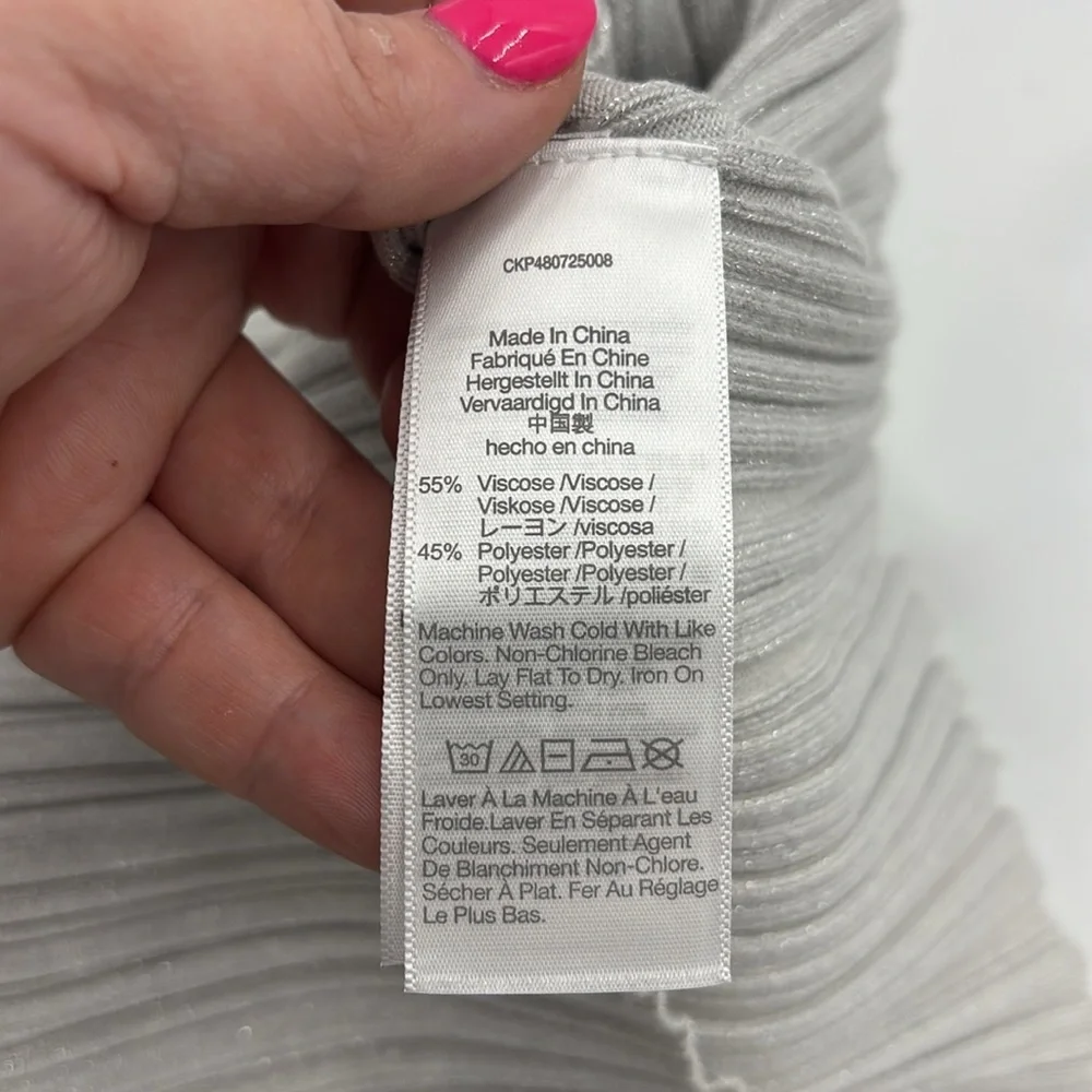 Madewell Signature Shimmer Knit Cutaway Sweater Tank - Picture 6 of 6
